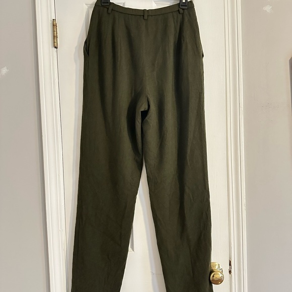 Pendleton Green Chinos Tailored High-Waisted Design - Picture 1 of 6